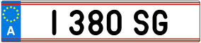 Truck License Plate